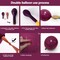 Burgundy Pink Balloon Garland Double Stuffed Pastel Pink Nude Beige Plum Mauve Lavender Latex Balloons Arch Kit for Birthday Wedding Baby Bridal Shower Decoration